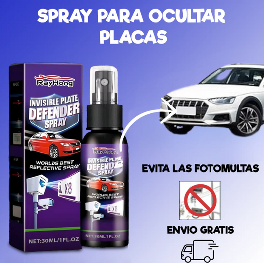 SPRAY PARA OCULTAR PLACAS🚗
